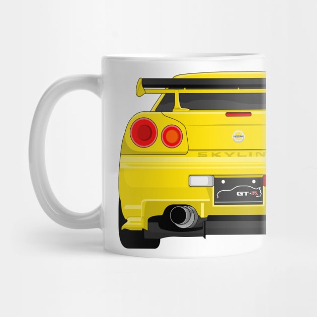 GTR R34 YELLOW by VENZ0LIC